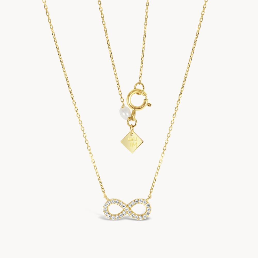 jackiemackdesigns.com | Infinity Necklace – 14k Solid Gold